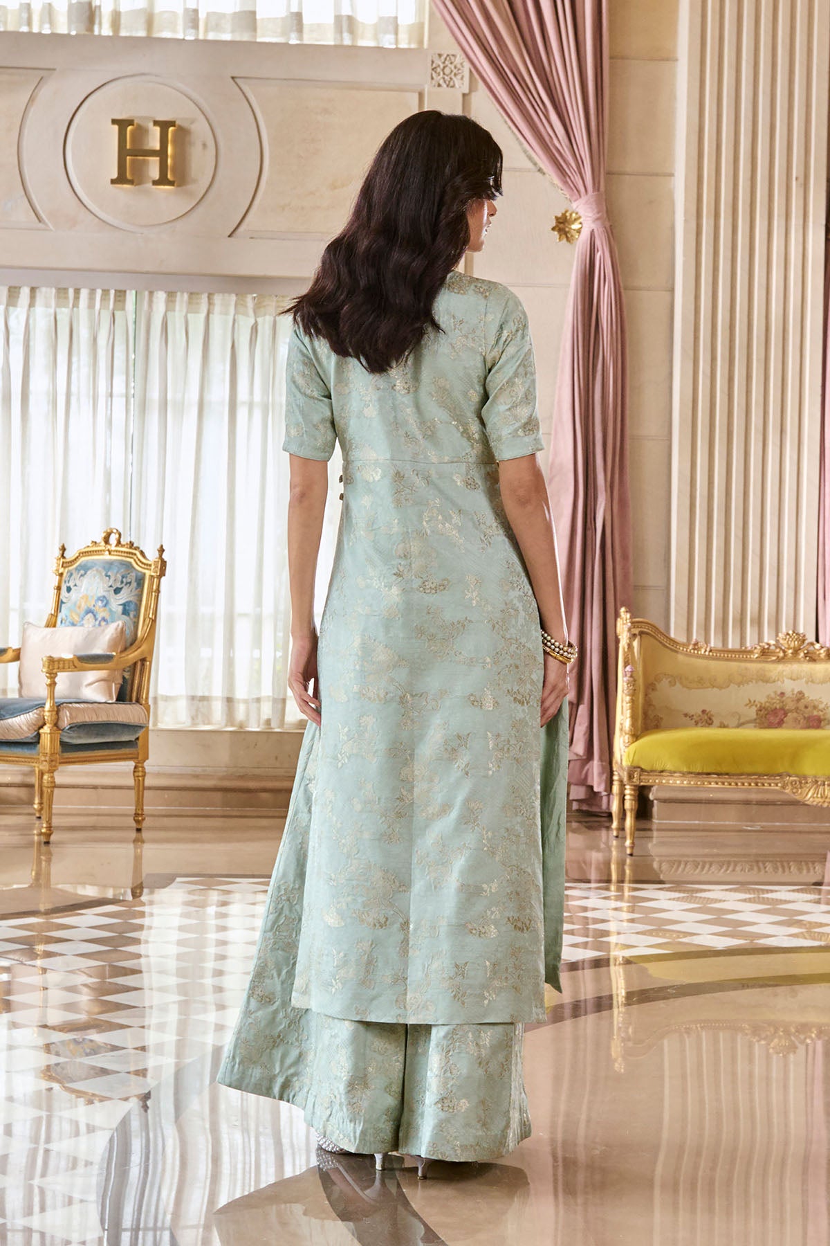 Chiara Kurta Set – Blue