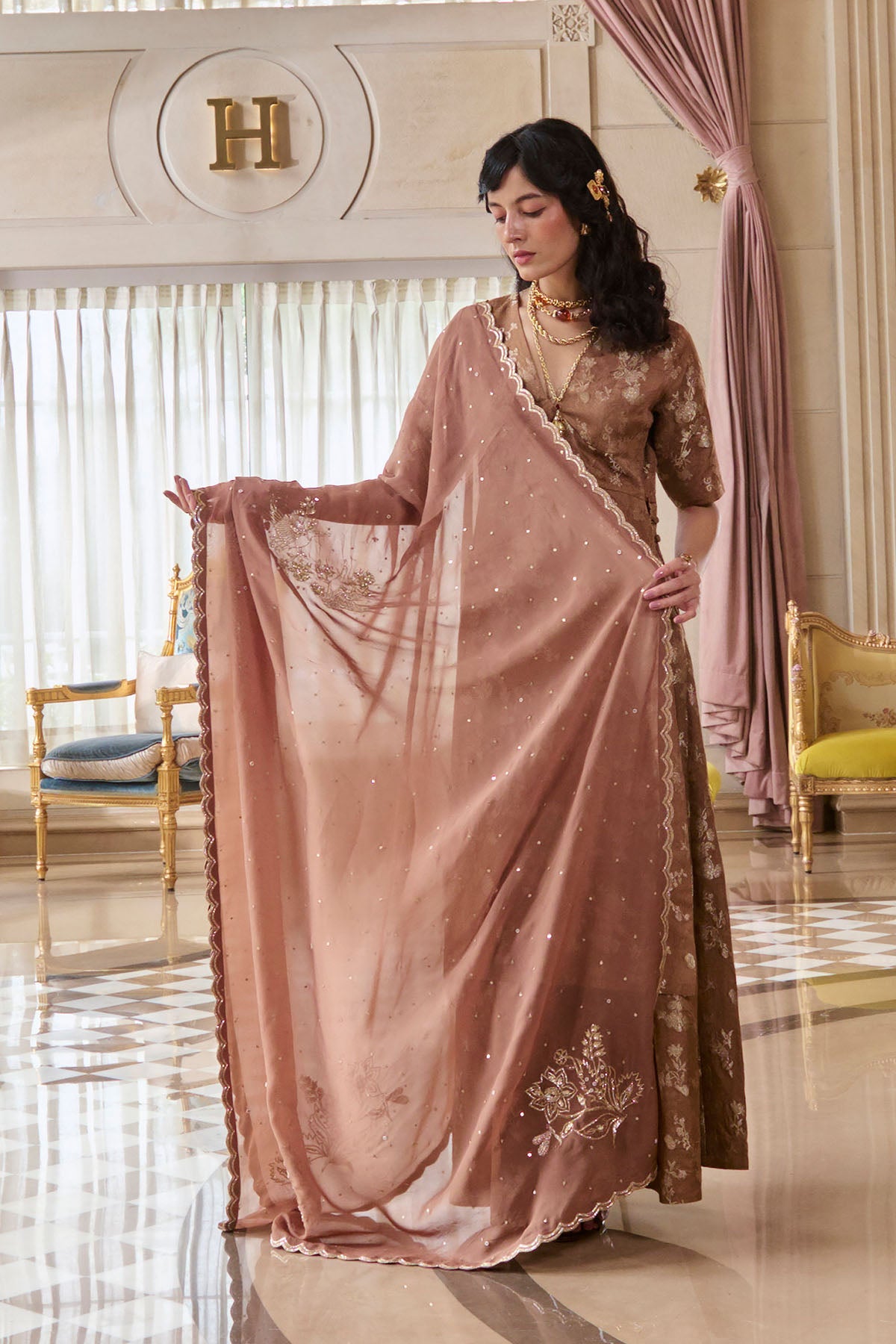 Chiara Kurta Set – Mocha