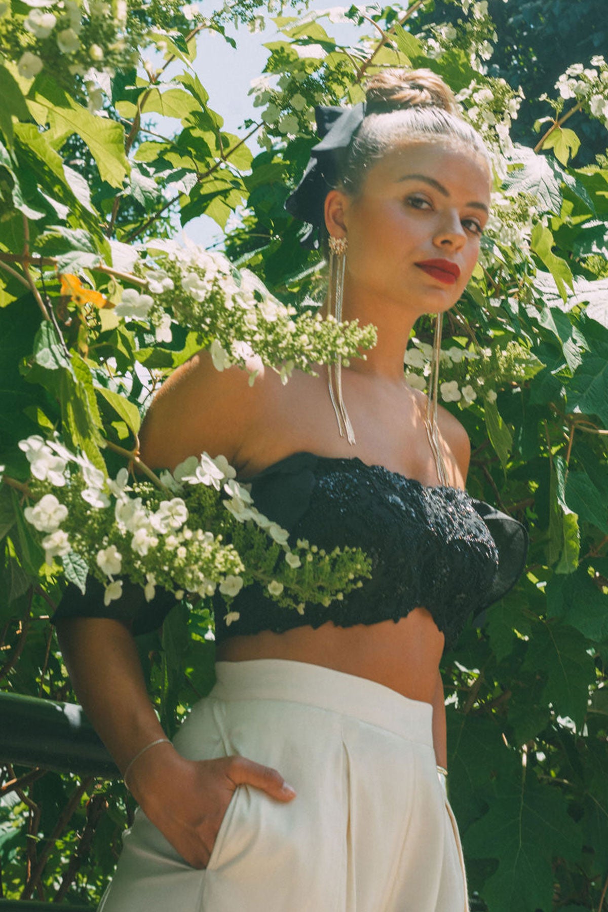 Creame Overlap Trousers