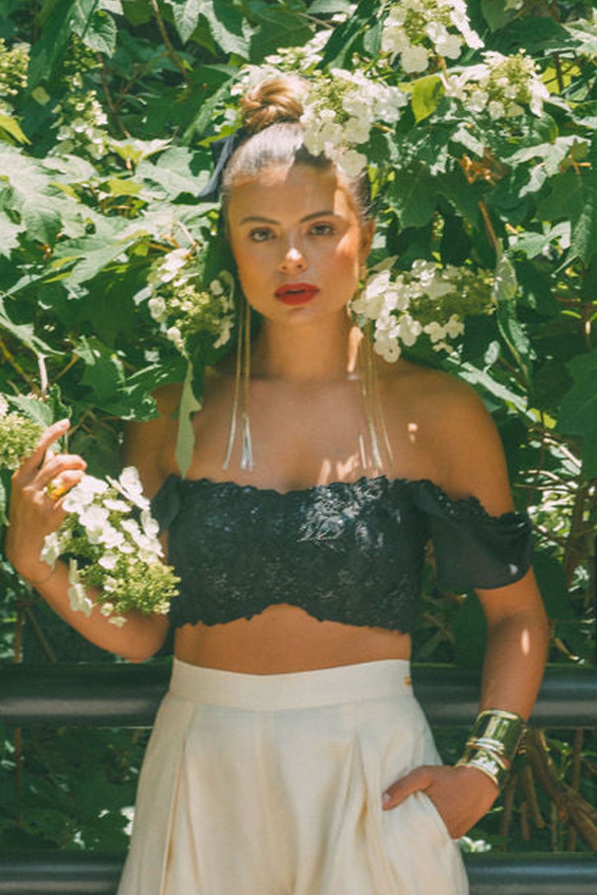 Creame Overlap Trousers