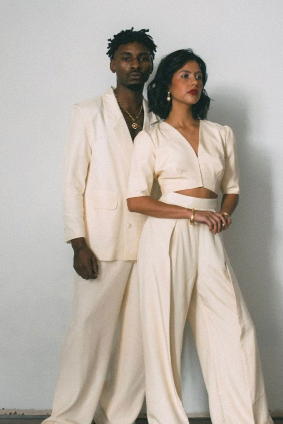 Creame Overlap Trousers