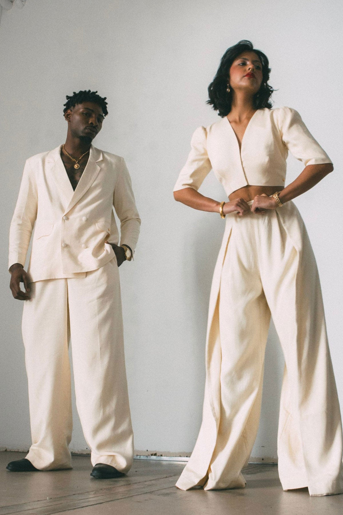 Creame Overlap Trousers