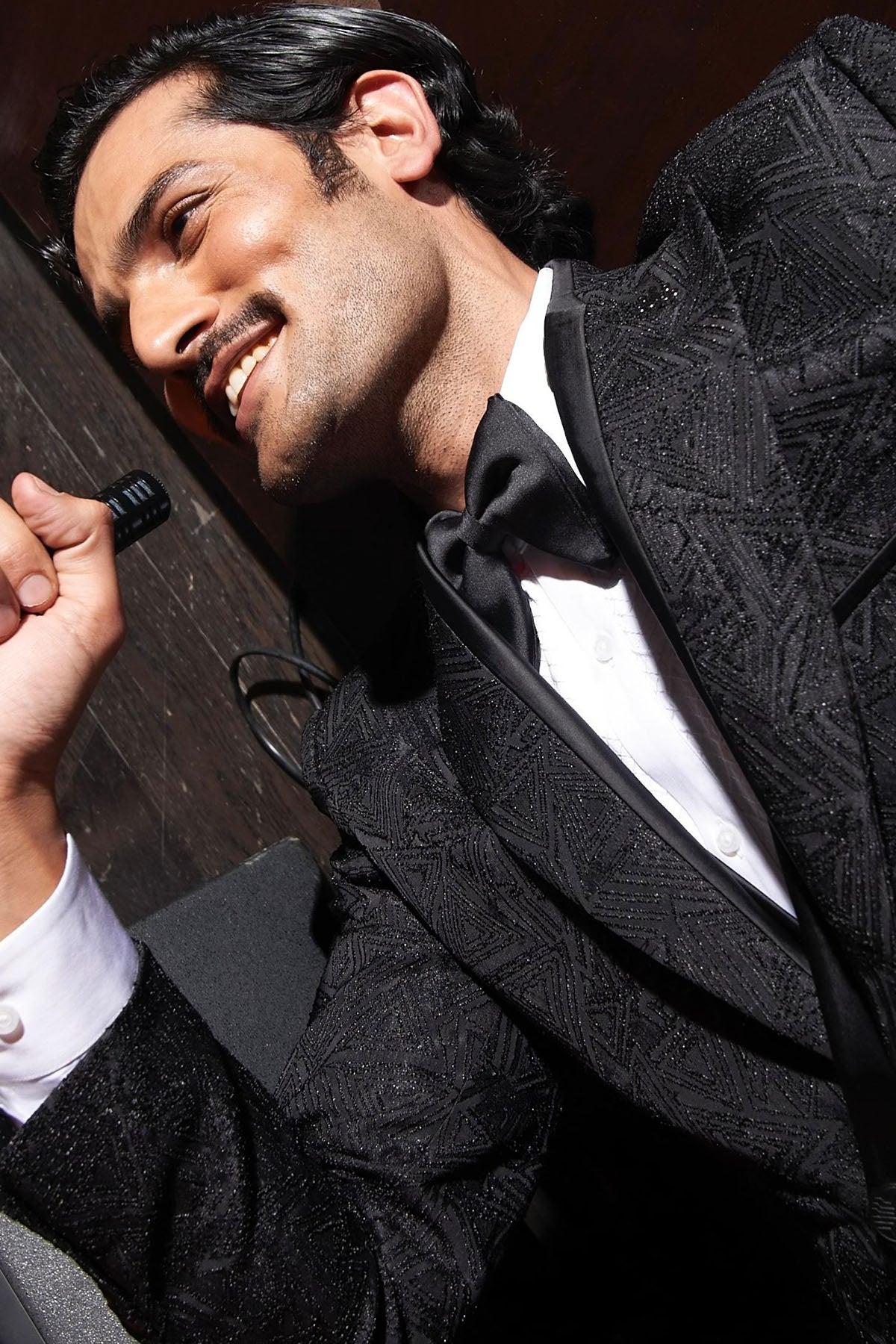 Noir Eclipse Geometric Affair Tuxedo Set