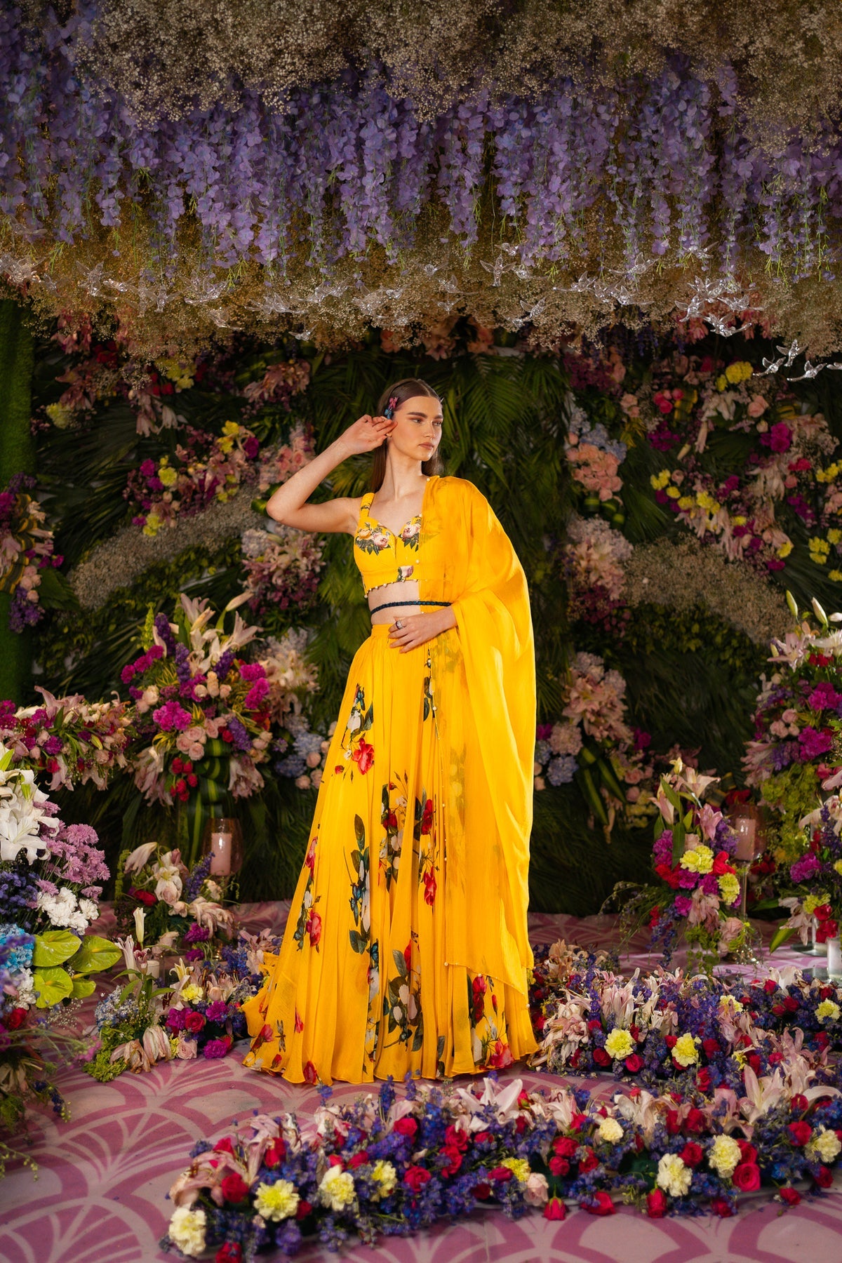 LEHENGA SET-YELLOW