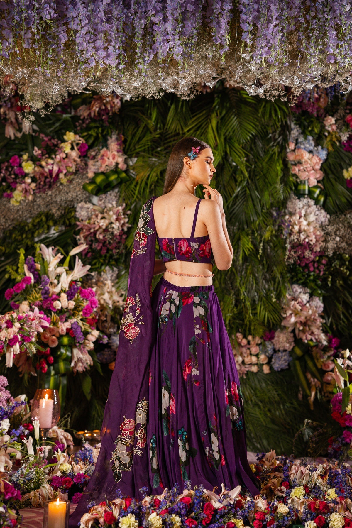LEHENGA SET-PURPLE
