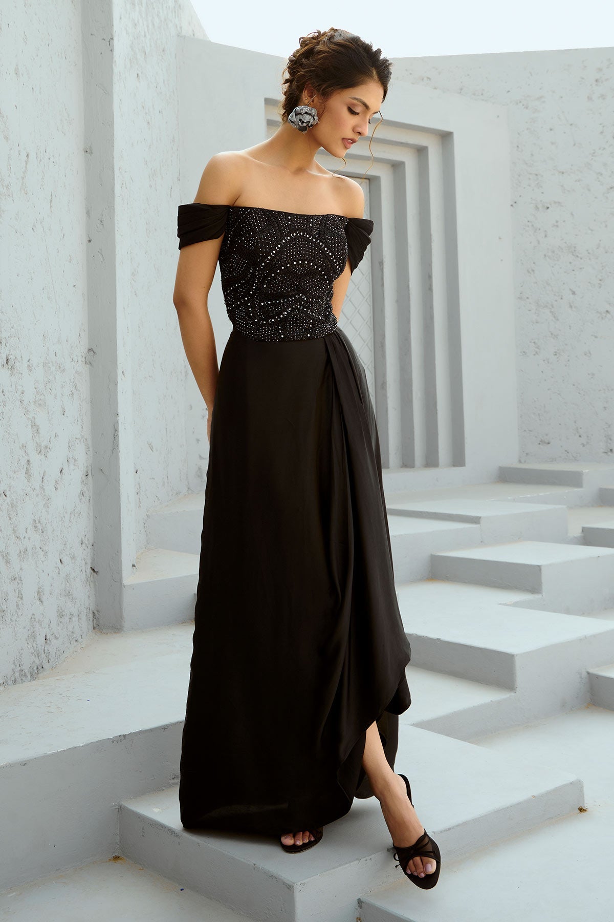 Stella Corset Drape Skirt