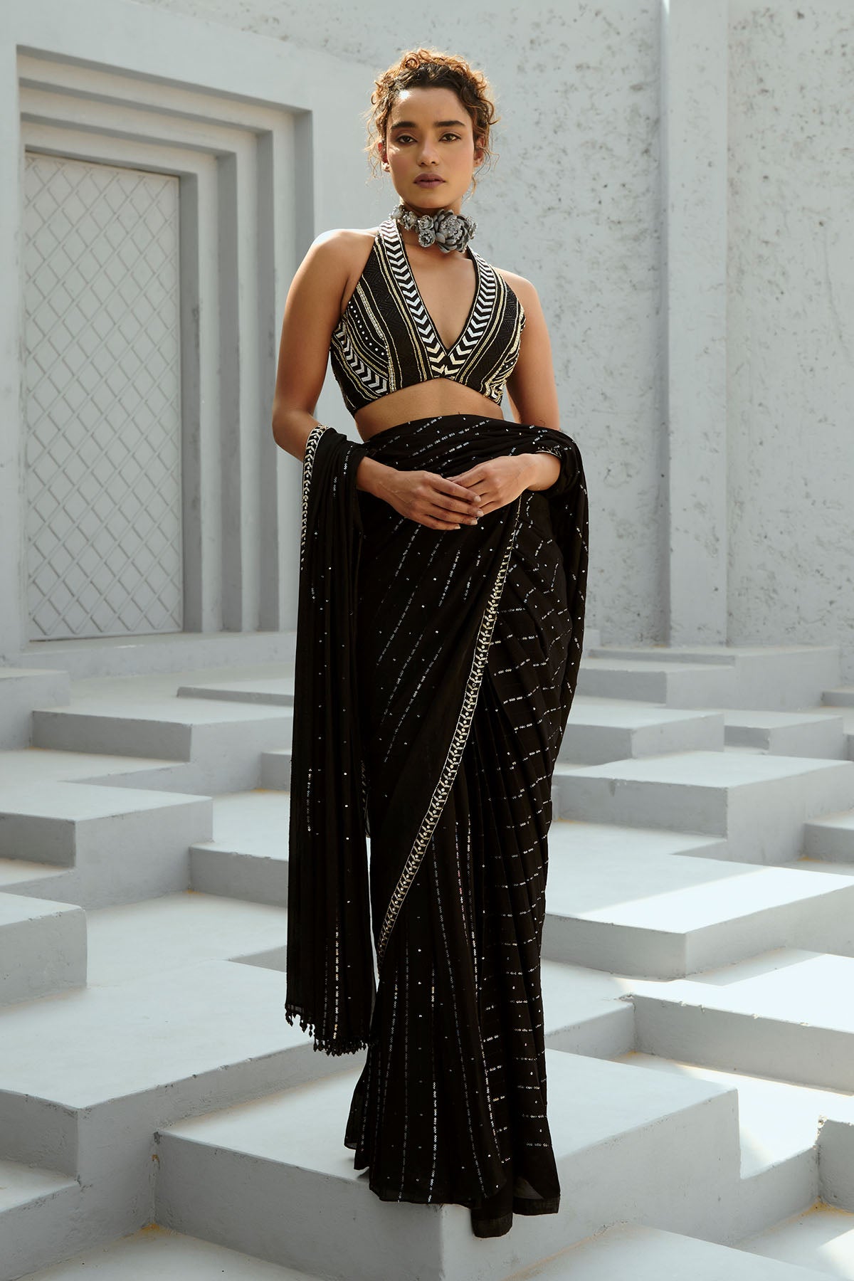 Galaxy Pre Drape Saree