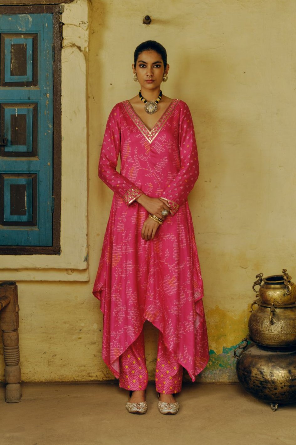 Rani pink tunic set