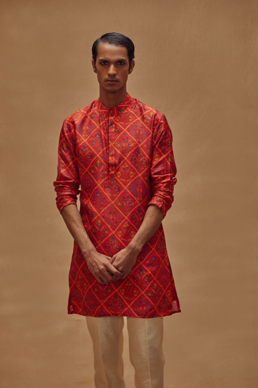 Red Kurta Set