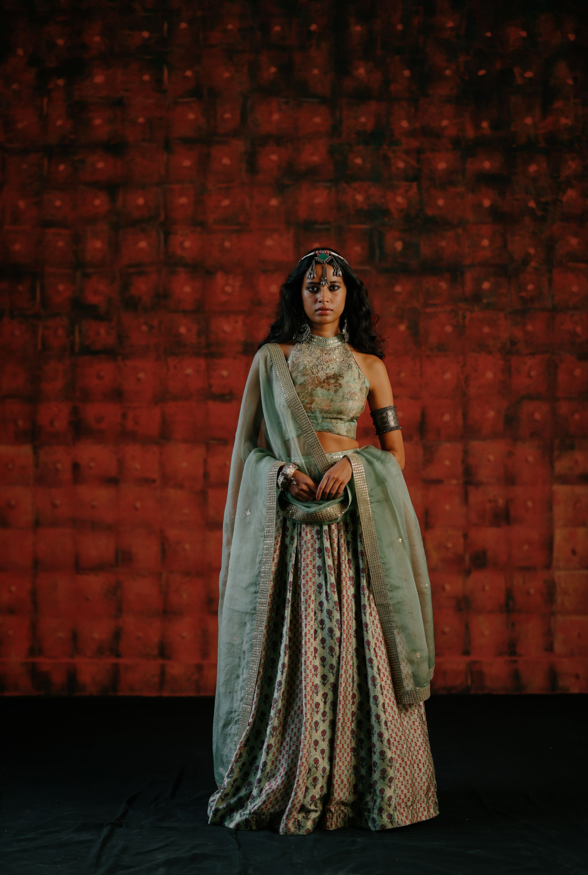 Mint lehenga