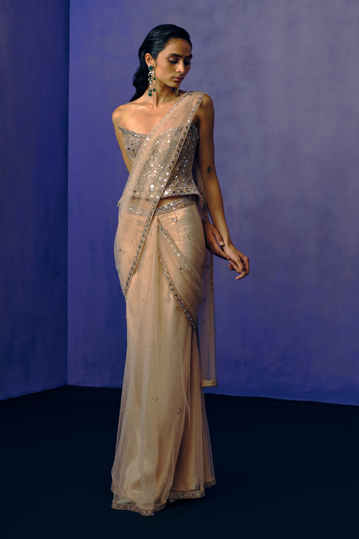 The Afterglow Drape Saree