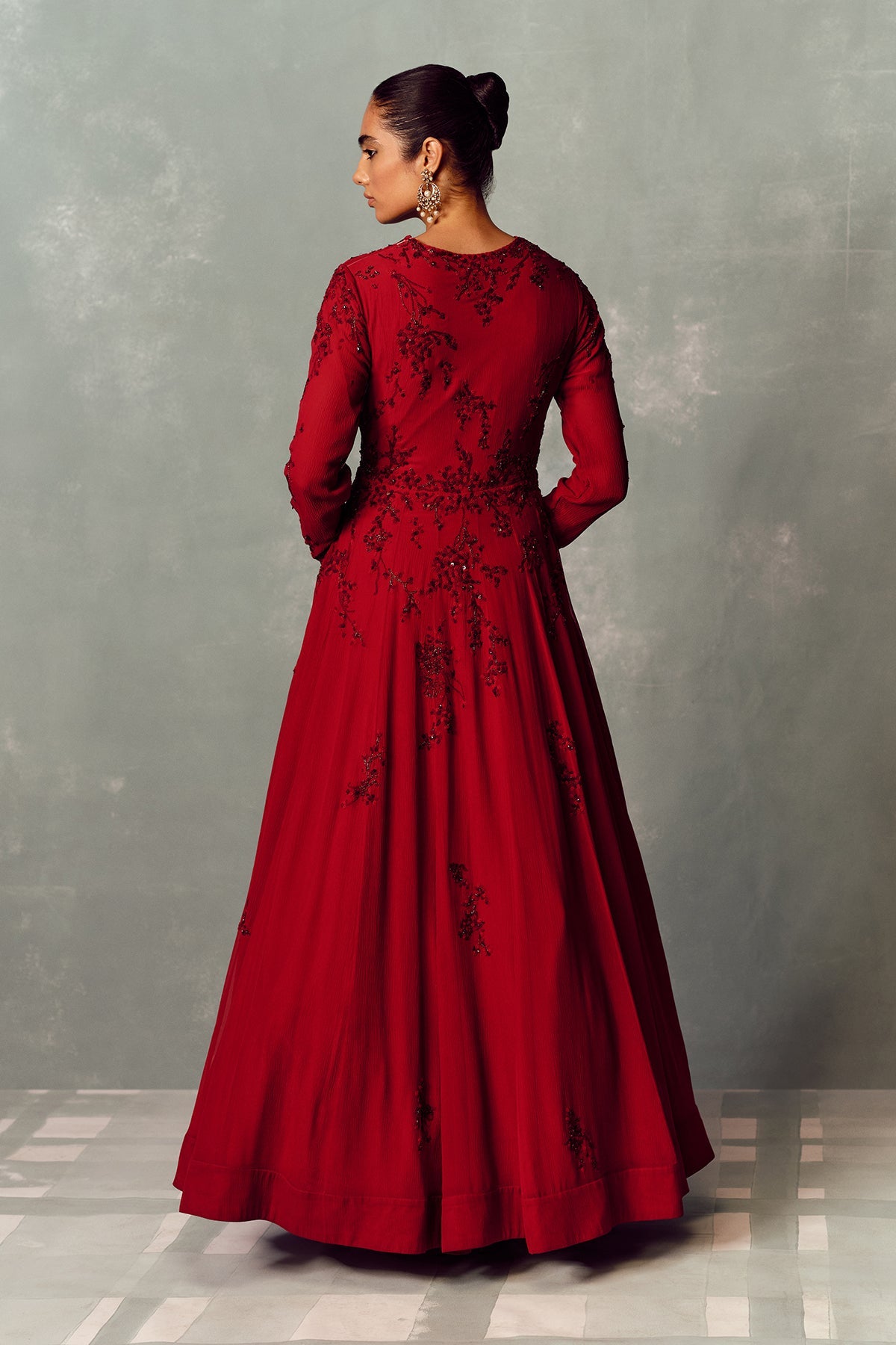The Imperial Ruby Anarkali