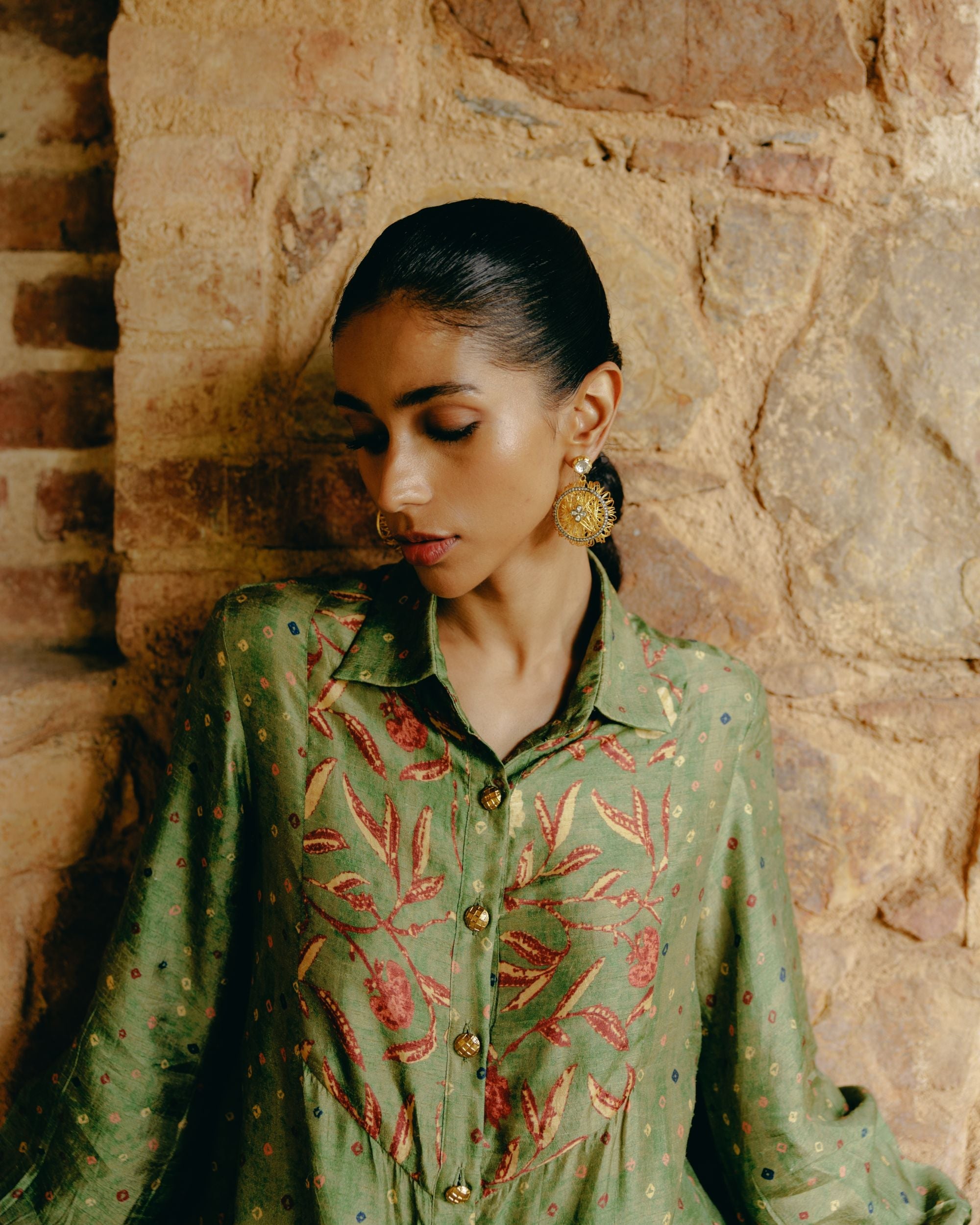 Jade Green sharara + shirt