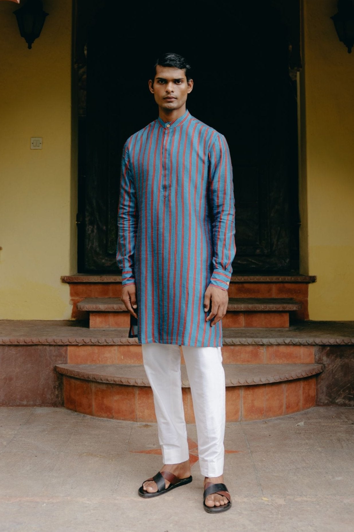Azure blue kurta set