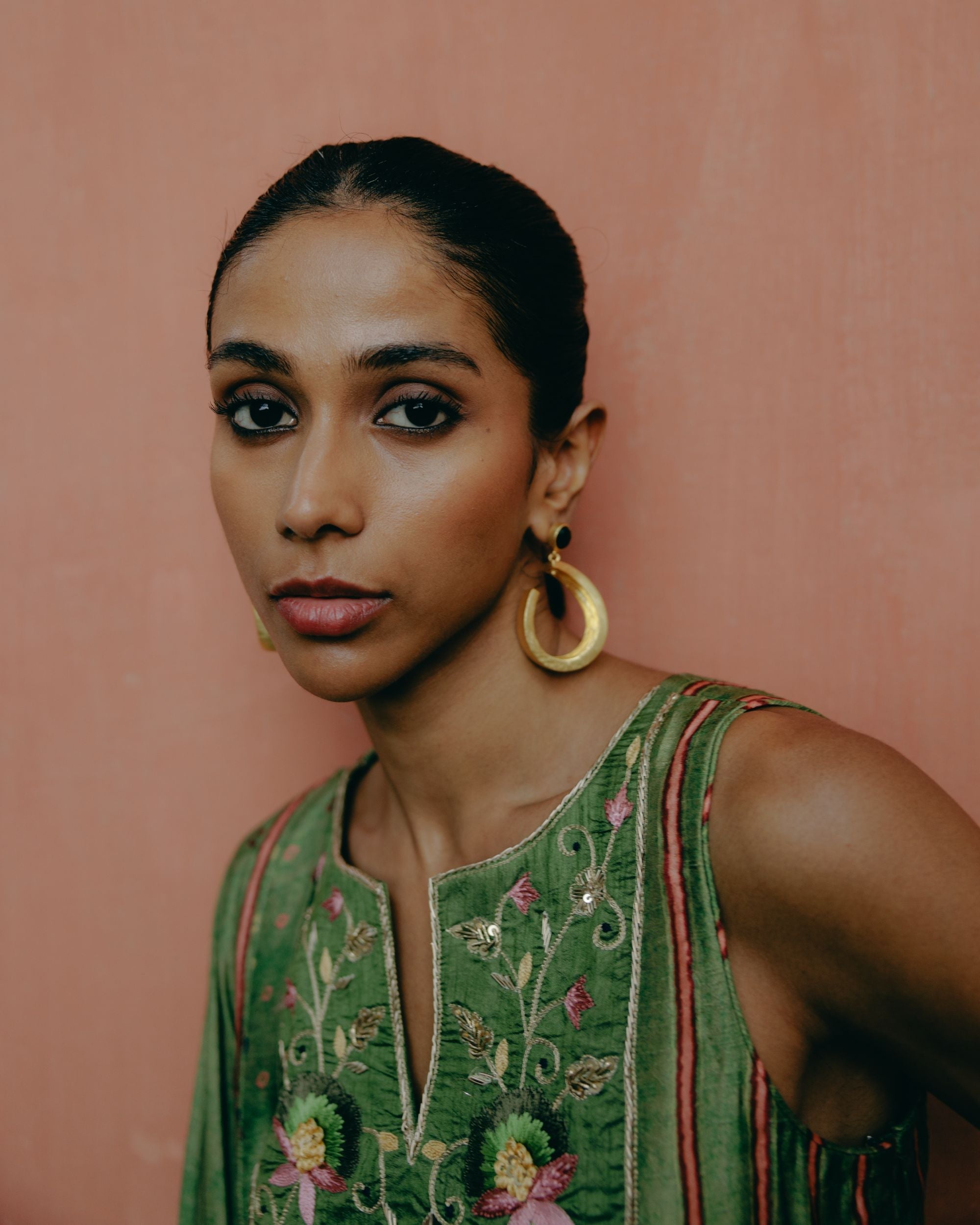 Jade green kurta set