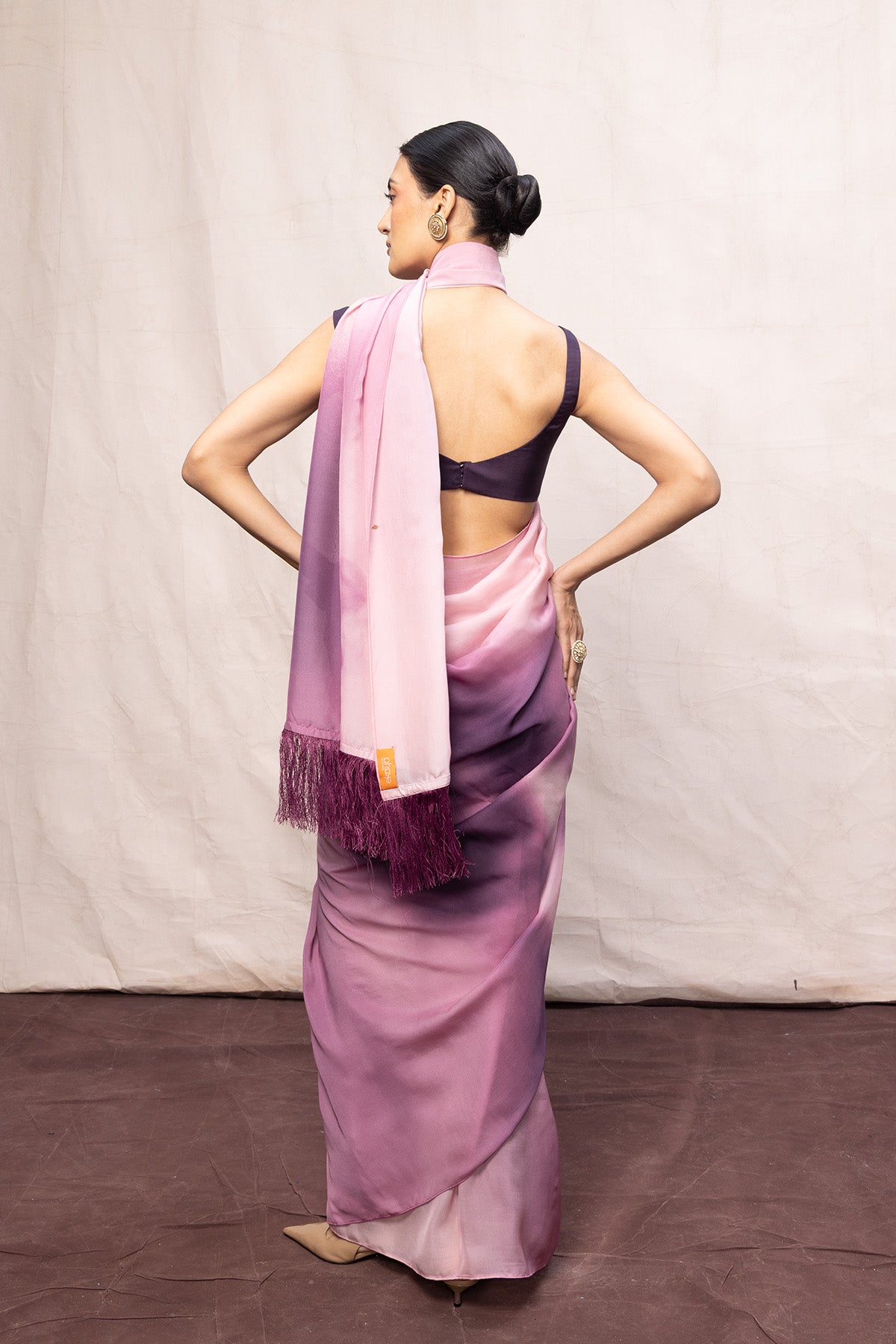 Multicolour Chiffon Digital Print Saree