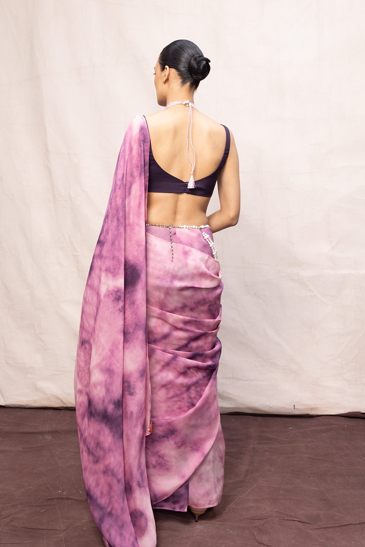 Multicolour Chiffon Digital Print Saree