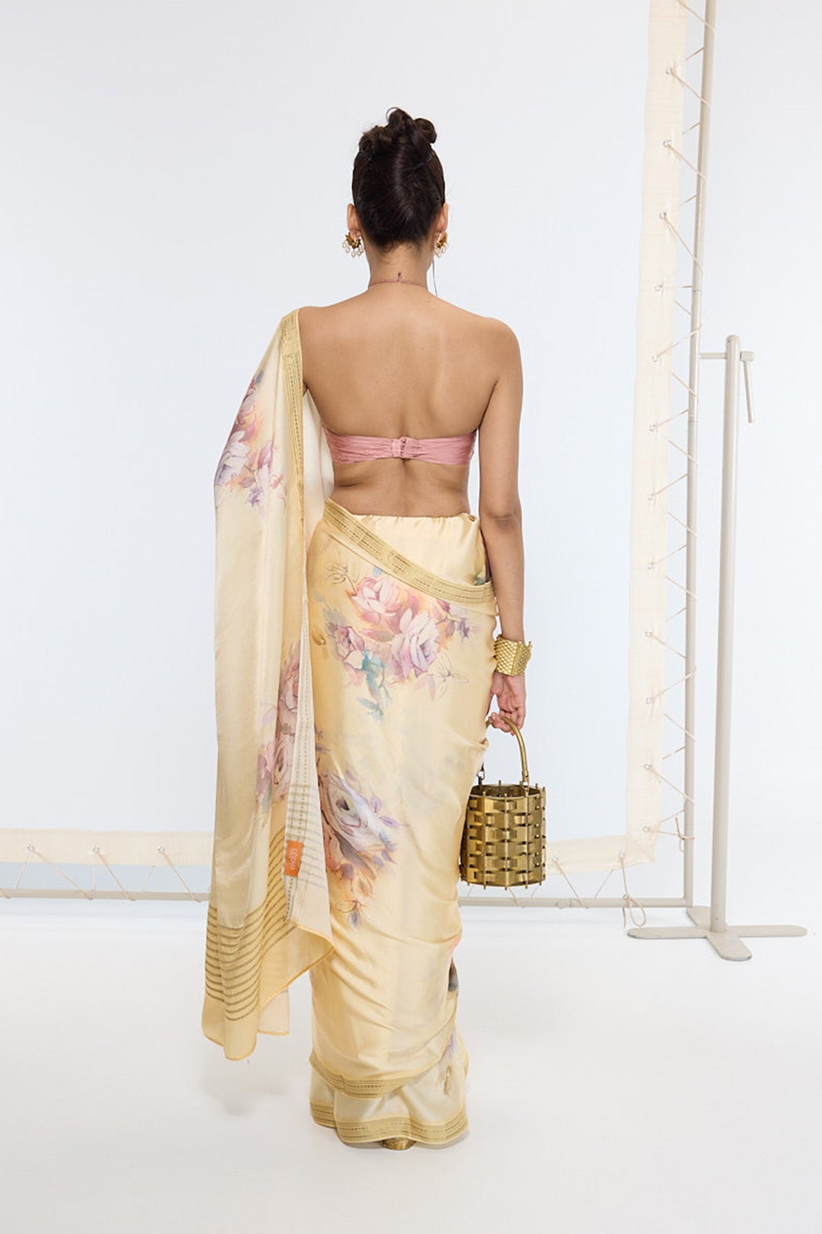 Handwoven Biscotti Printed Saree