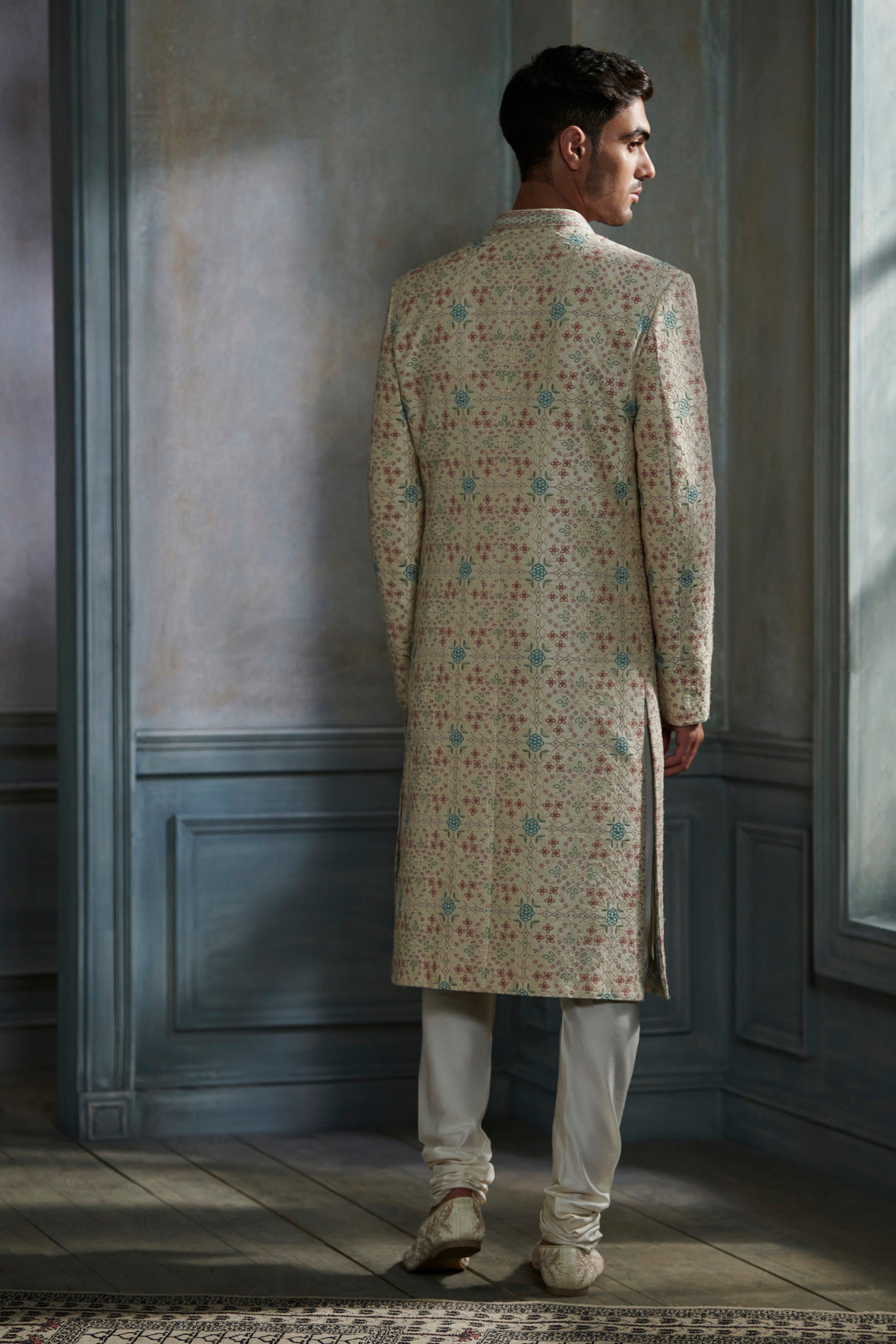 AANSH SHERWANI – CREAM