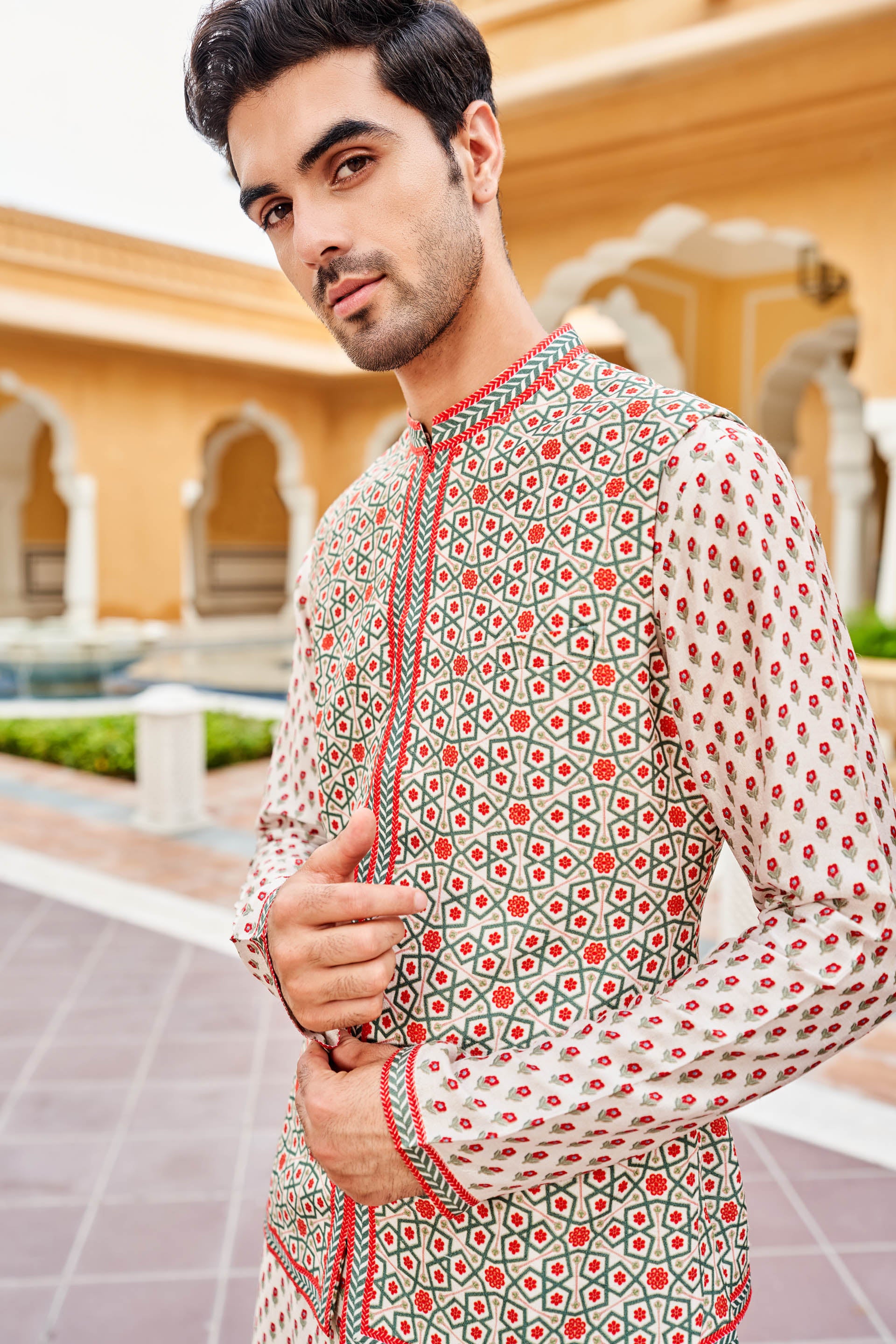CHITAKSH NEHRU JACKET - IVORY