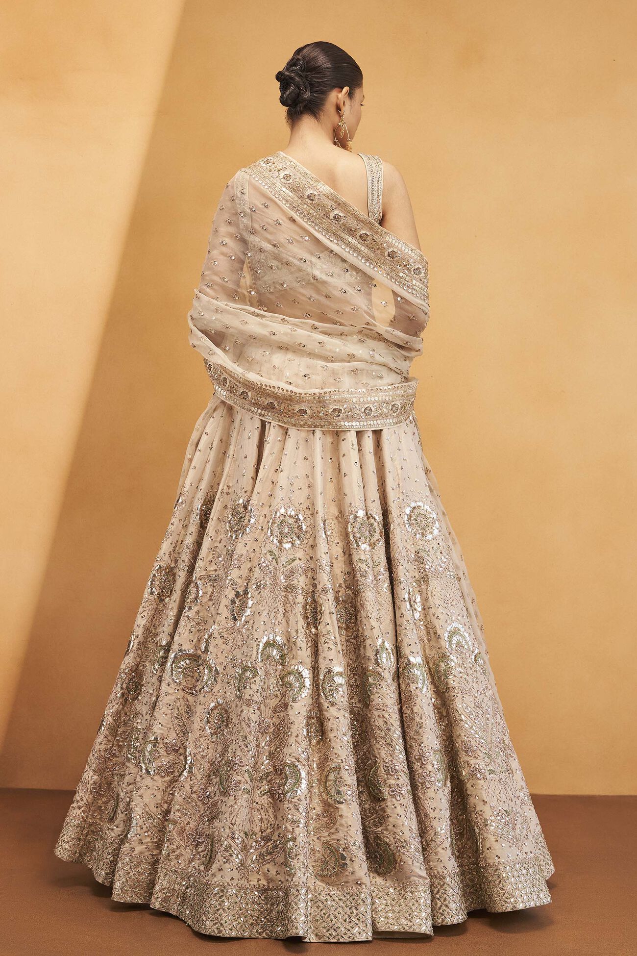 SITARA GOTA PATTI & ZARDOZI LEHENGA - GOLD