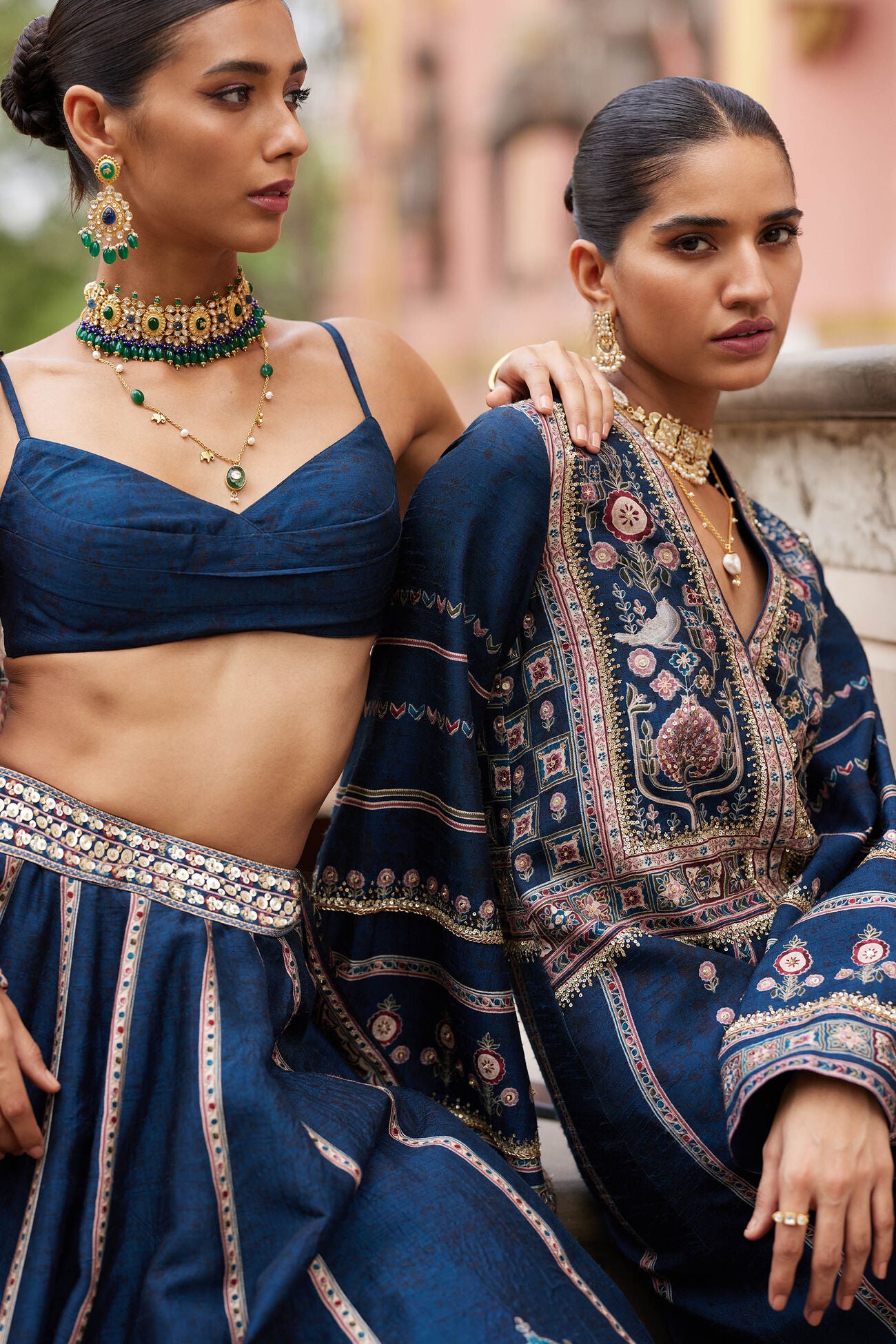 AZKA LEHENGA - BLUE
