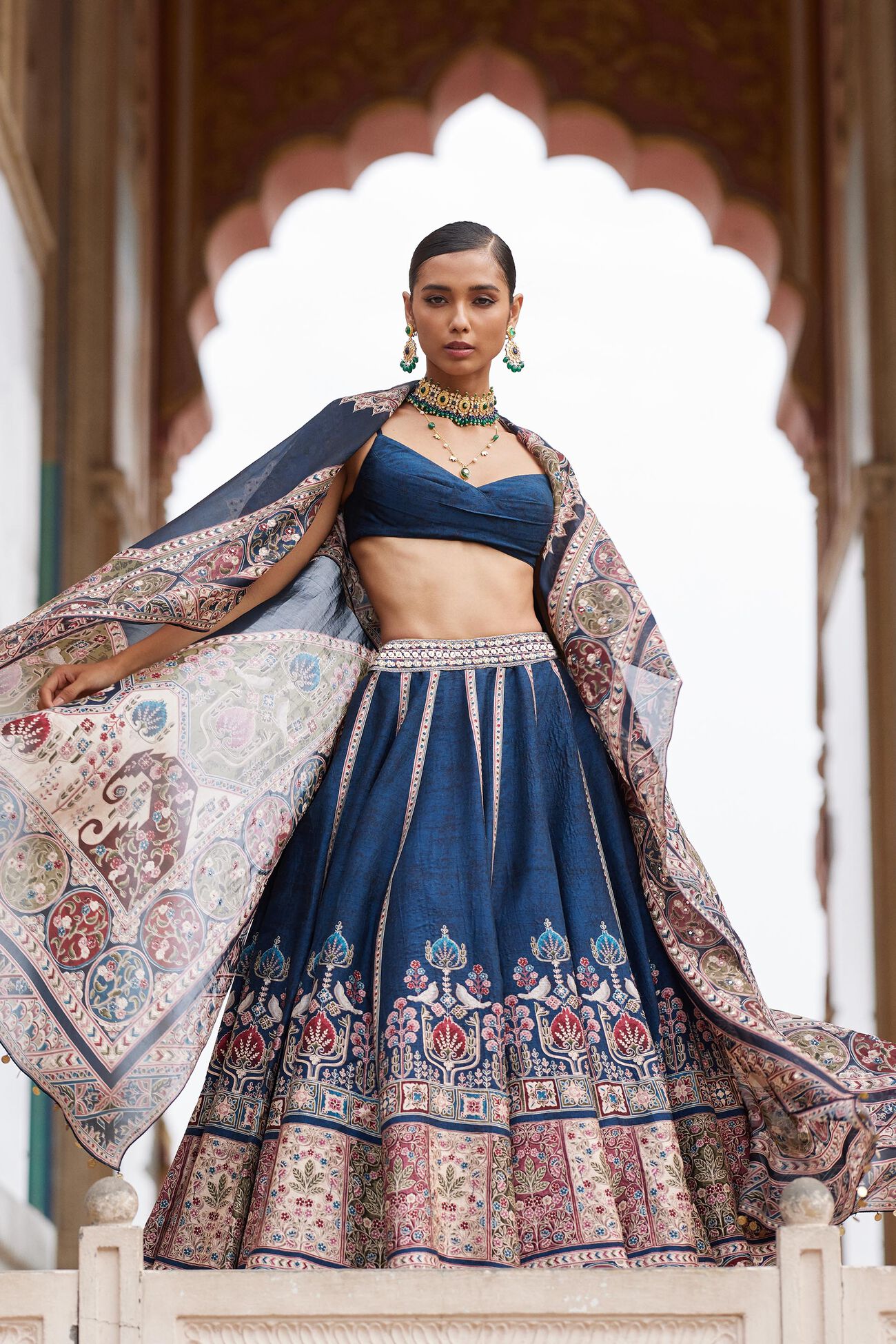 AZKA LEHENGA - BLUE
