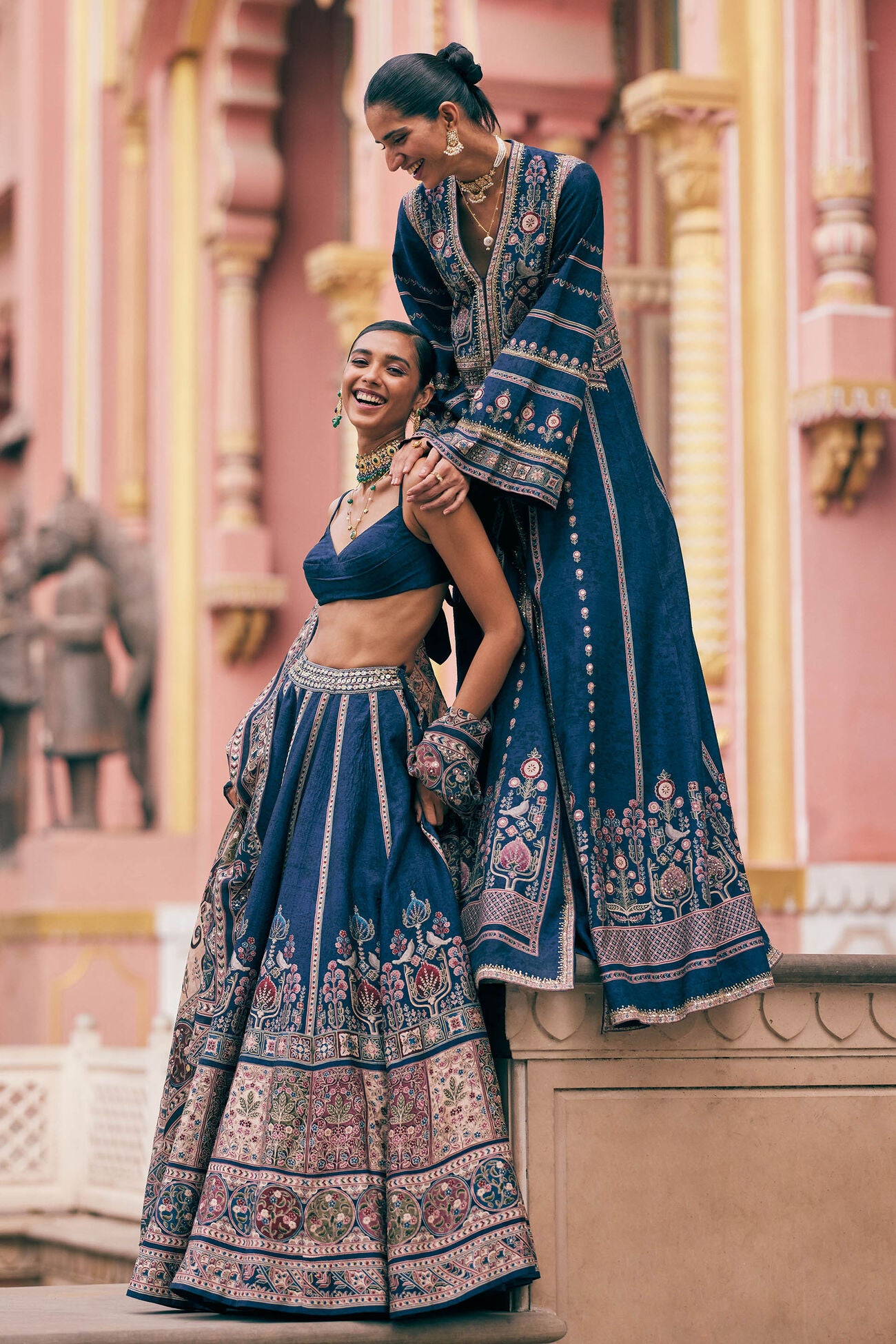 AZKA LEHENGA - BLUE