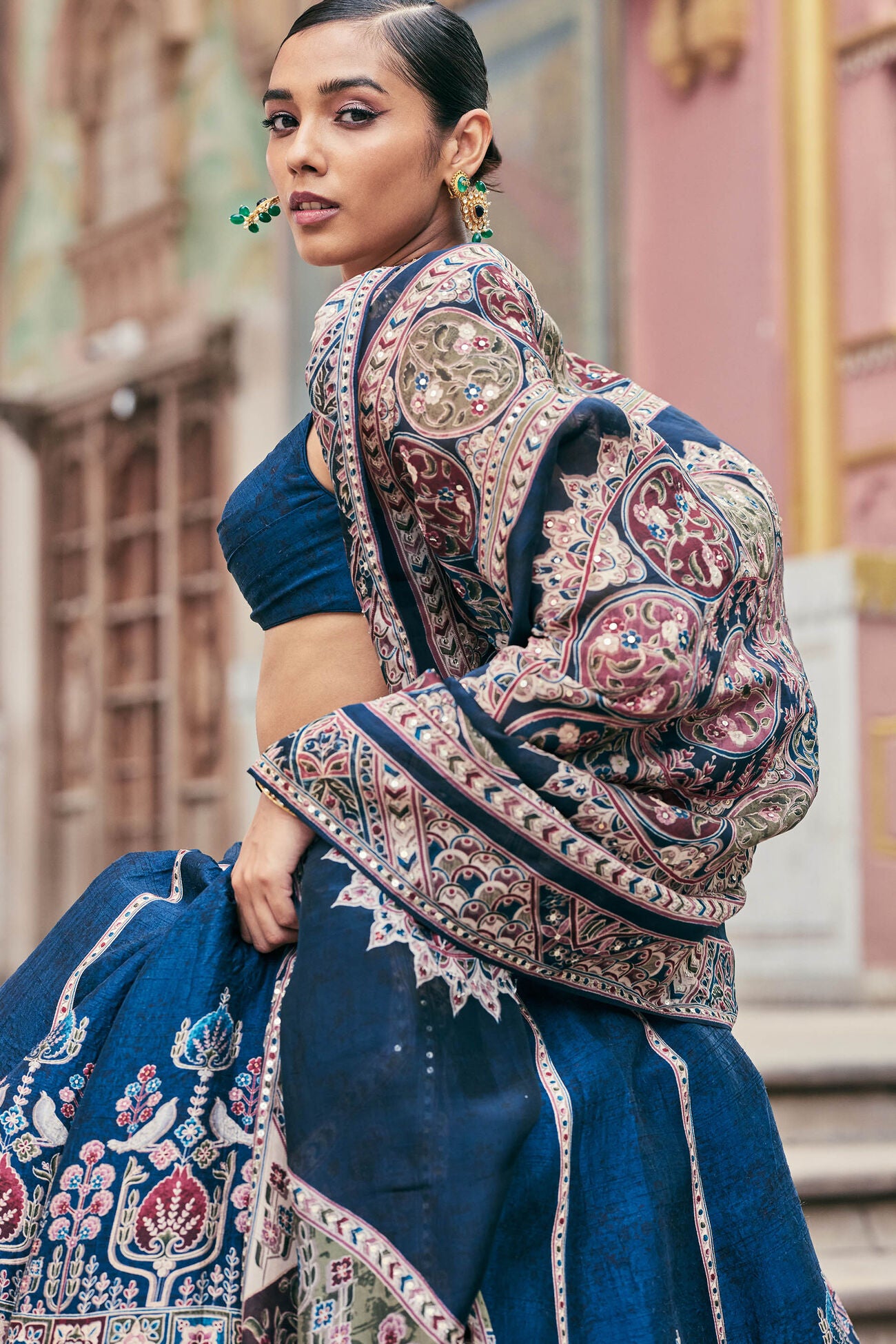AZKA LEHENGA - BLUE