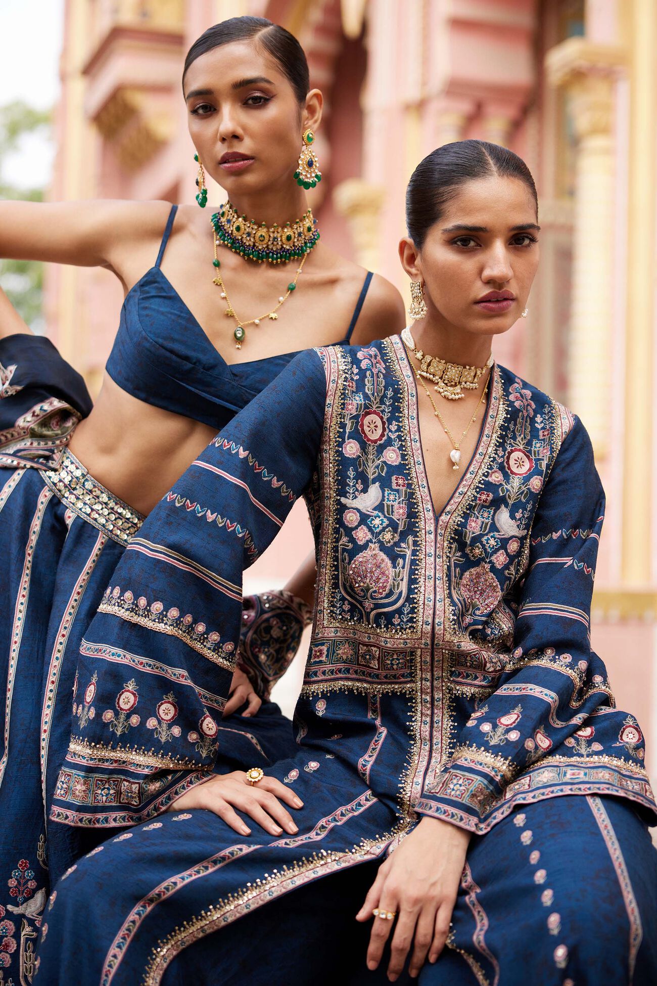 AZKA LEHENGA - BLUE
