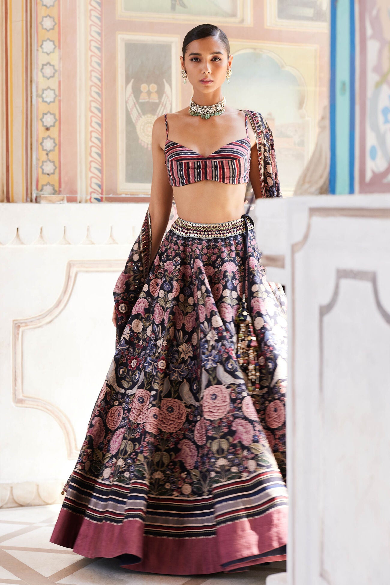 SHIMAZ LEHENGA - BLACK