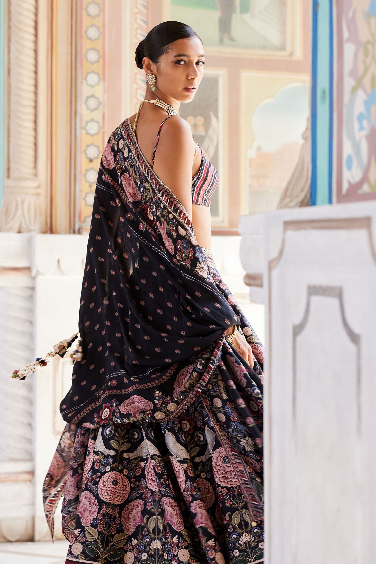 SHIMAZ LEHENGA - BLACK