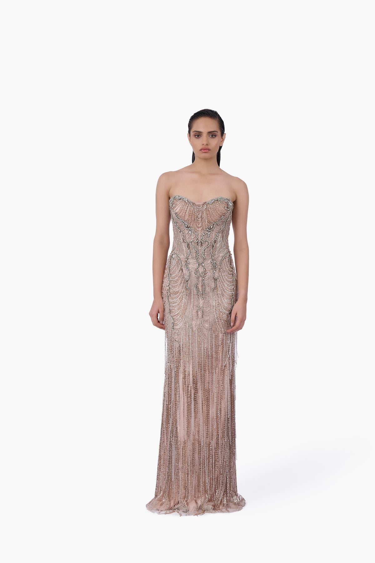 Baroque Cascade Gown