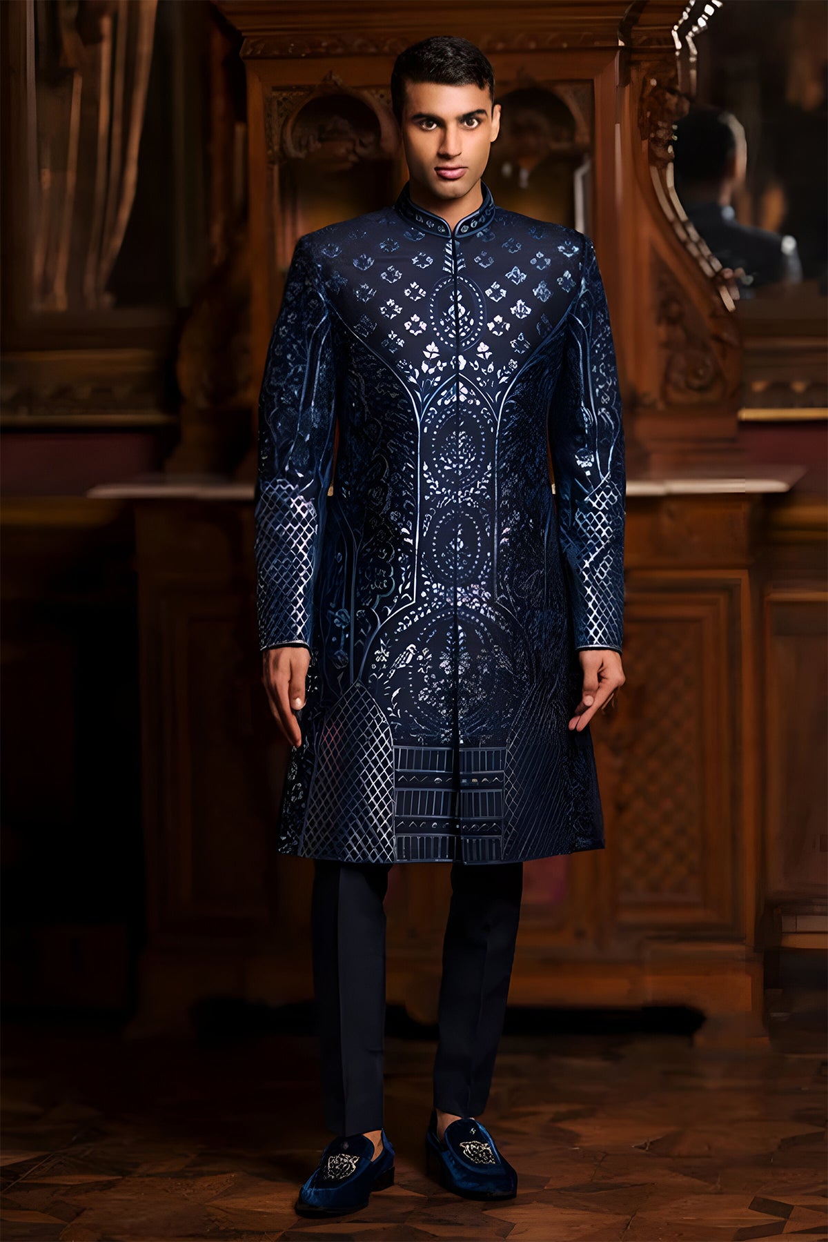 Henry sherwani set