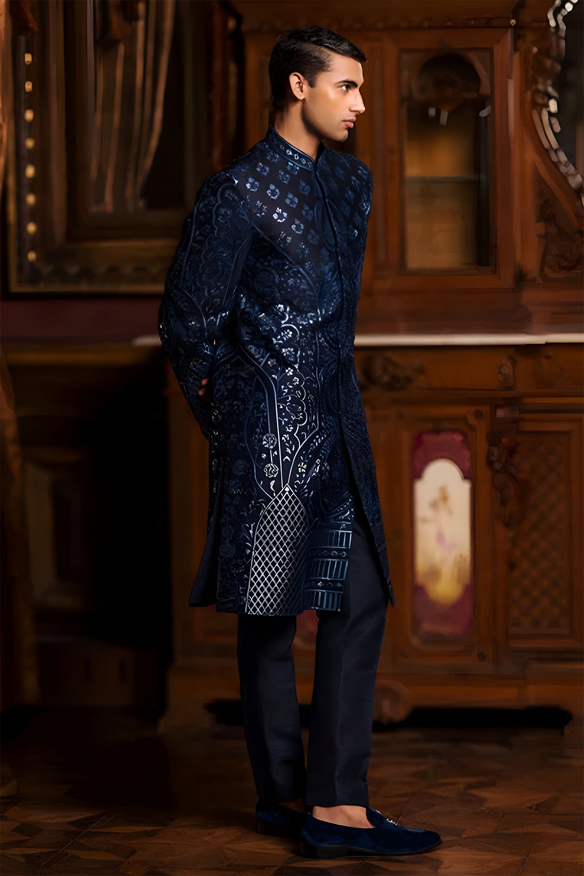 Henry sherwani set