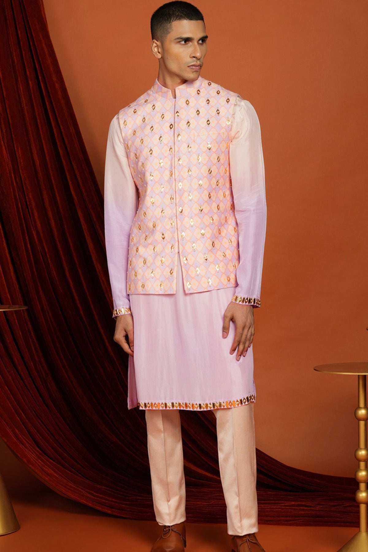 Cole - vest jacket set