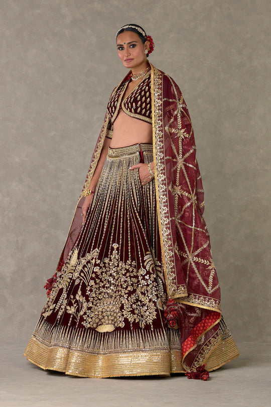 Wine Dil-Chidiya Lehenga