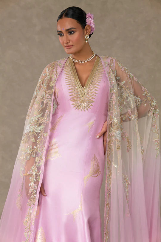 Barfi Pink Son-Chidiya Gown Set