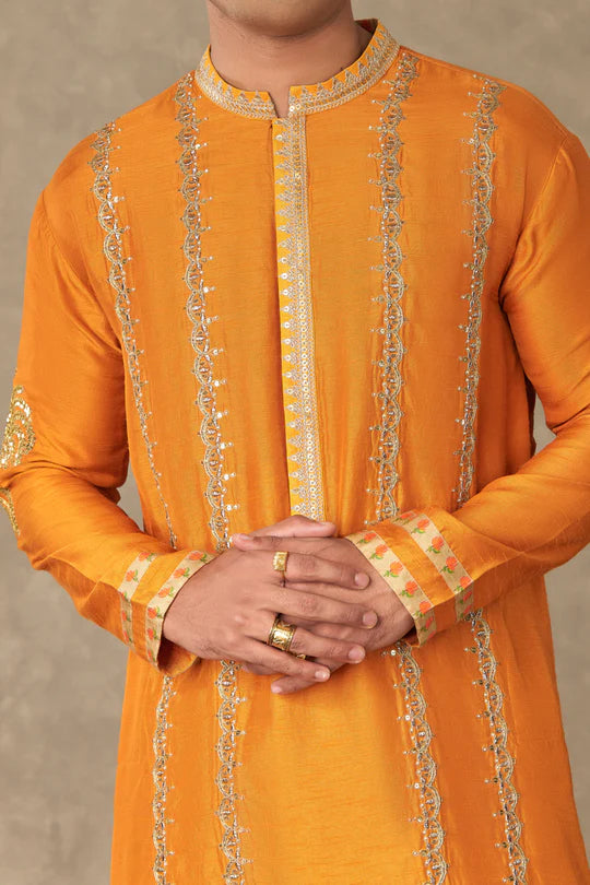 Rust Kalpataru Kurta With Pants