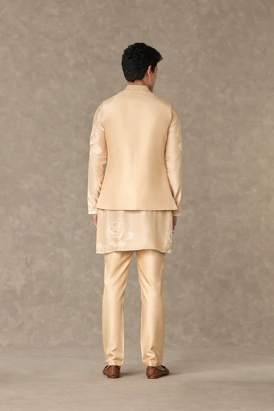 Beige Trikone Bandi Set Full Set