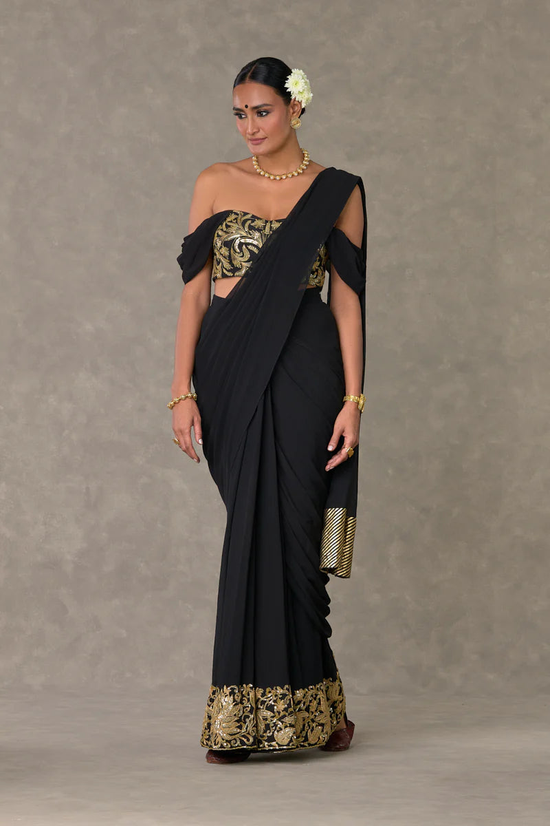 Black Neel- Kamal Saree