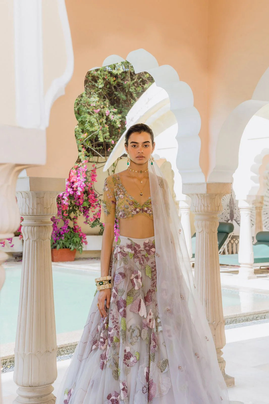 A FIELD OF PURPLE POPPIES