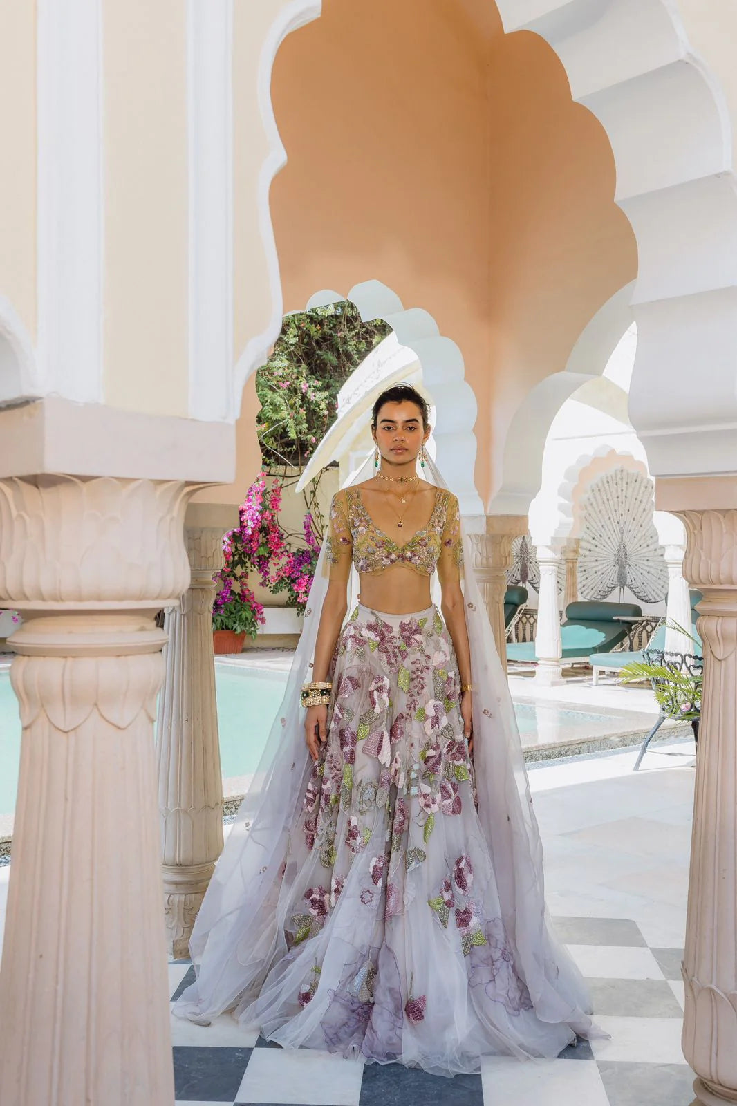 A FIELD OF PURPLE POPPIES