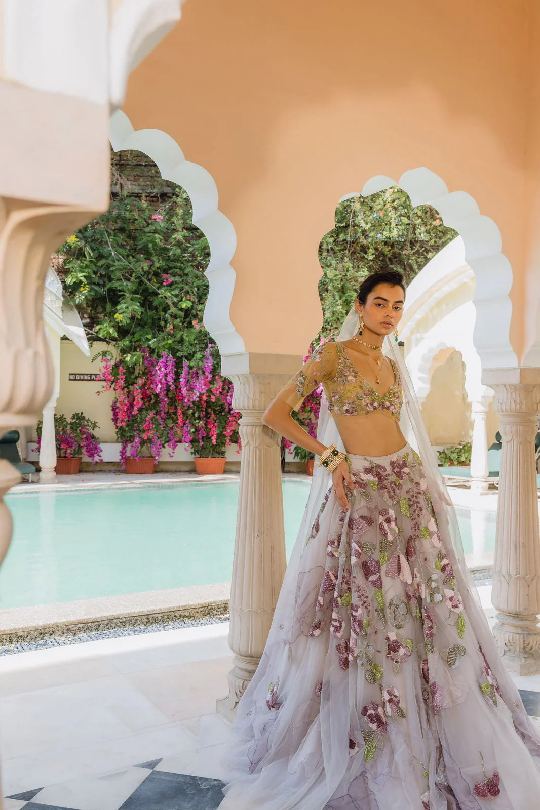 A FIELD OF PURPLE POPPIES