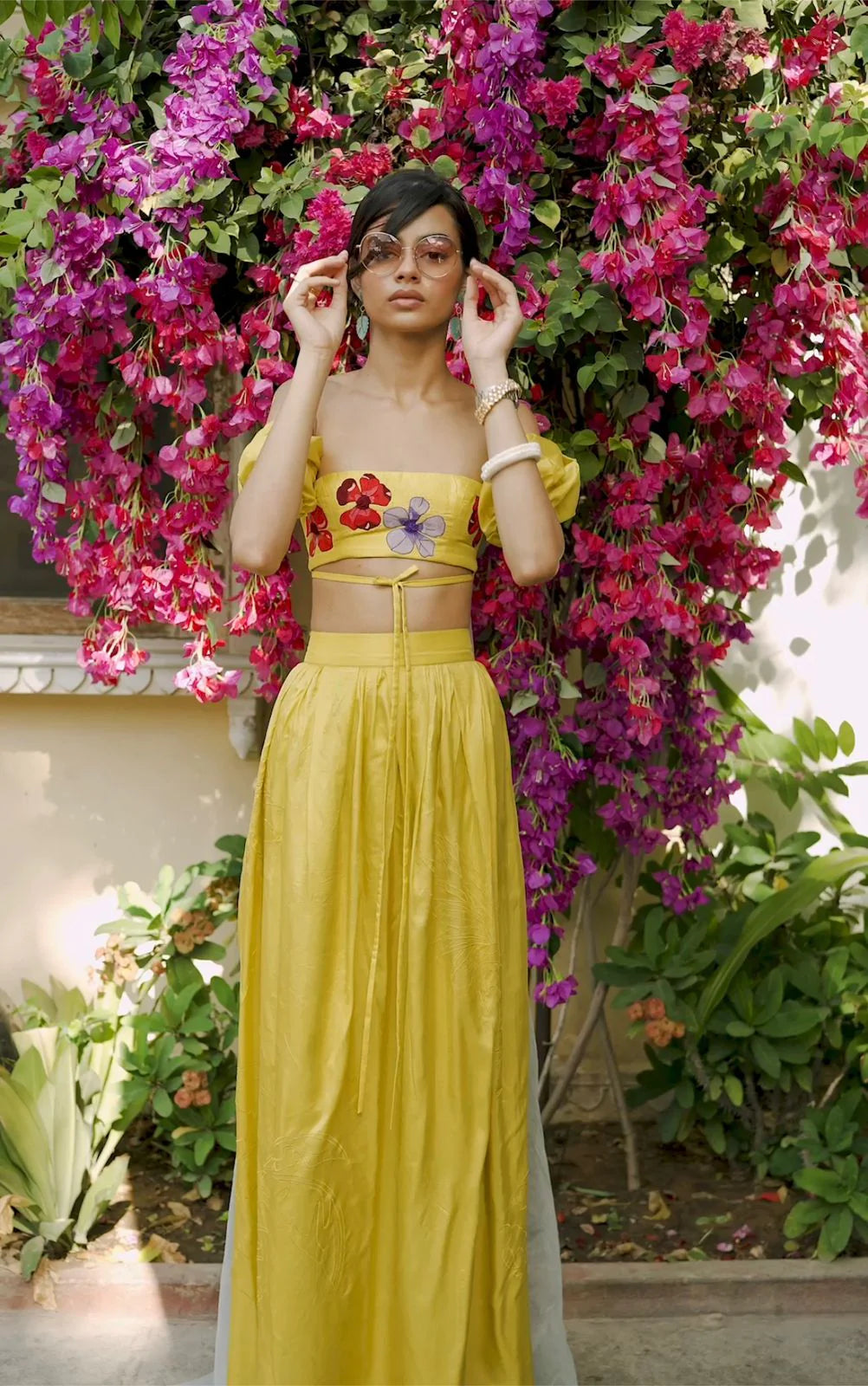 OFF THE SHOULDER LIME BURST