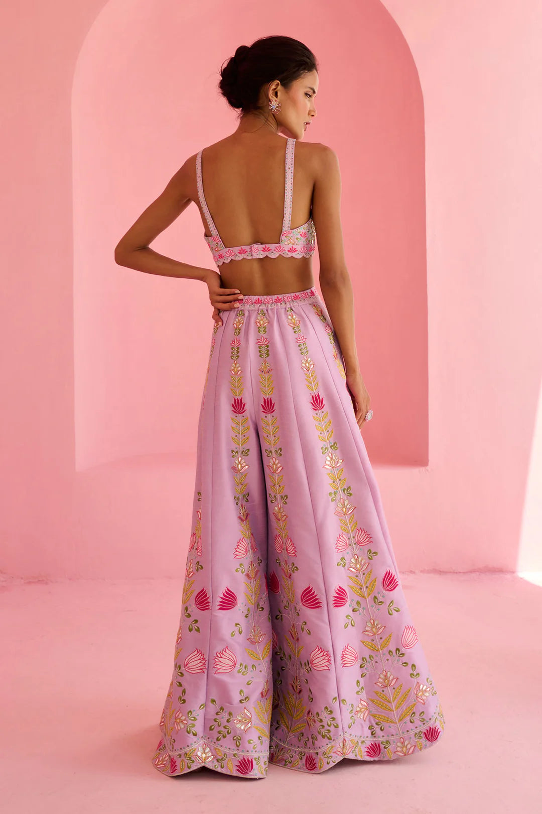 LAVENDER TULIP PALAZZO SET - Ready To Ship