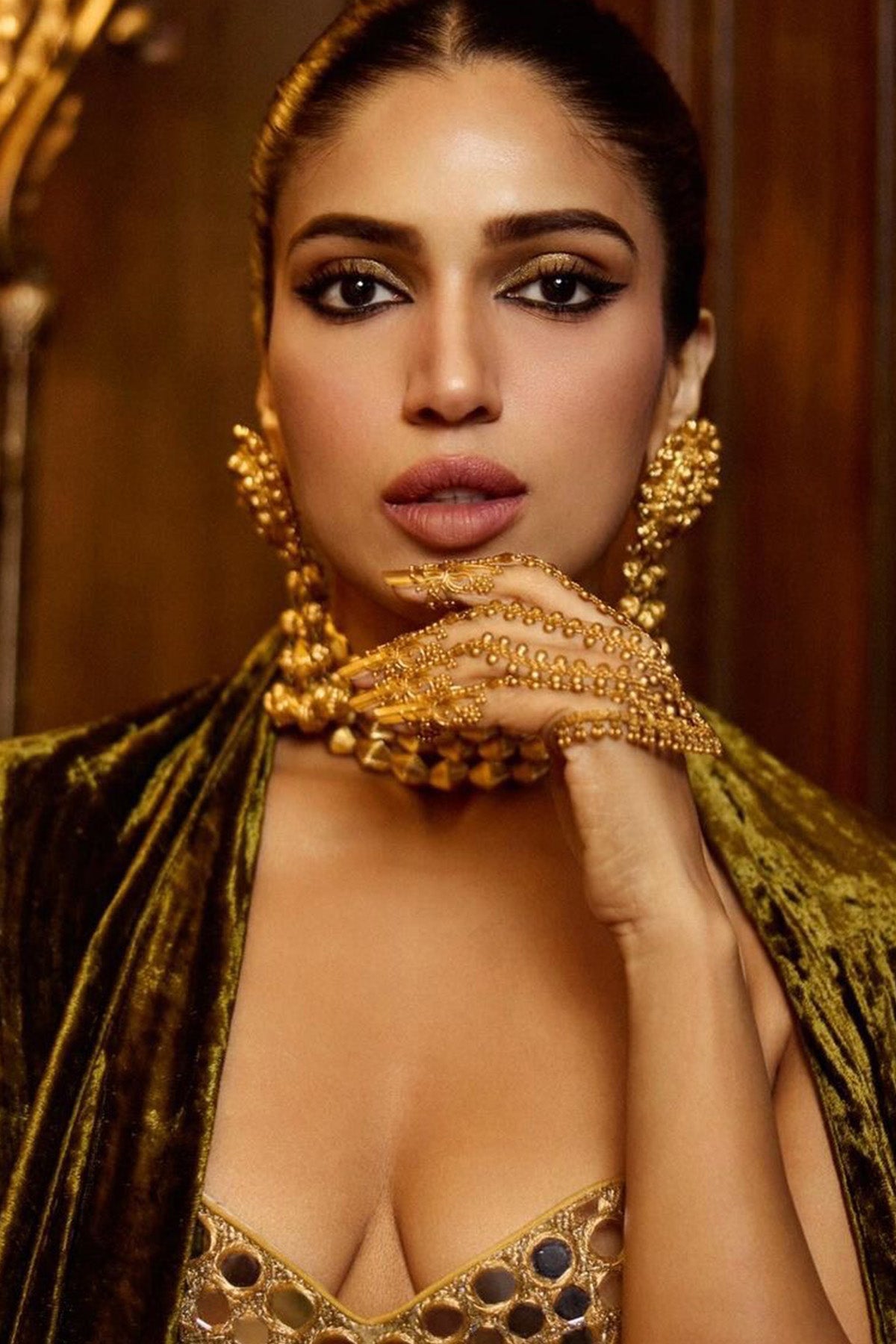 Bhumi Pednekar in Noor Skirt Set