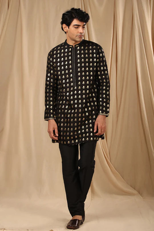 Black Wallflower Kurta With Pants