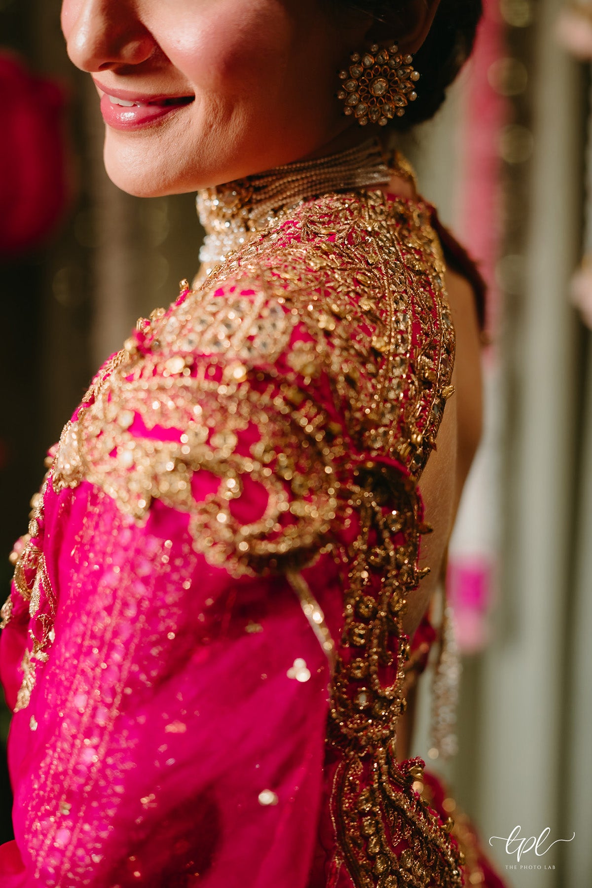 Shauna Gautam in Rani Pink Bridal Lehenga Set