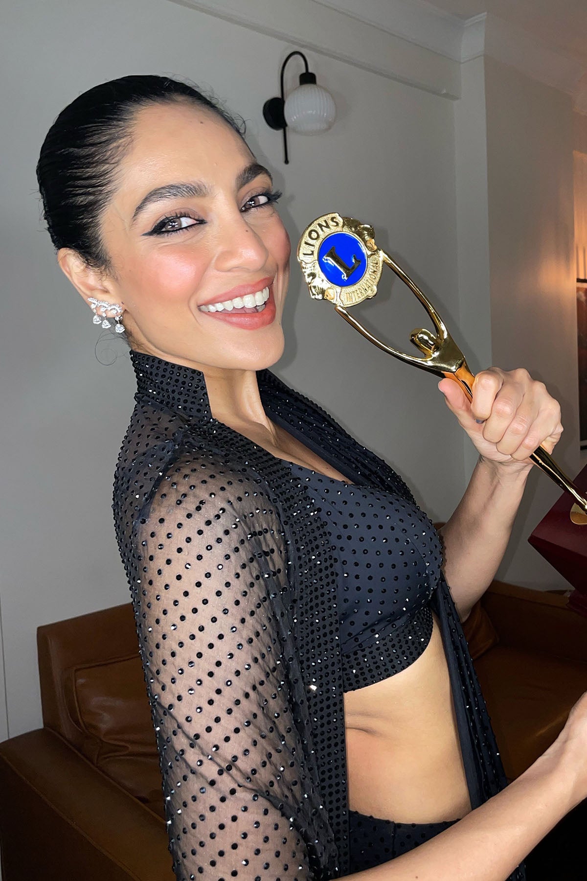 Sobhita Dhulipala in Valora Gown Set - B